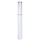 A sleek silver Round Mascara Bottle with a glossy finish, perfect for cosmetics like mascara or eyeliner. The tube has a smooth, metallic appearance. The brand name "COMPAX" is displayed in light gray letters at the bottom left corner.