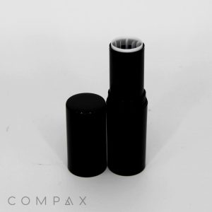 A tube of Round Lipstick with a white cap.