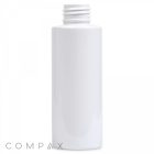 A white Cylinder Round Bottle with a cap.