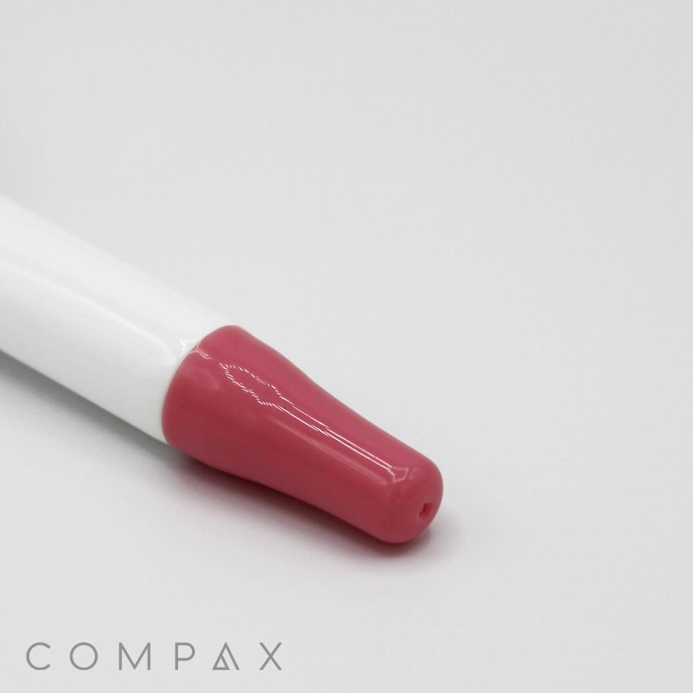 A 16mm Sponge Applicator with a pink cap is shown on a white background. The tip of the applicator is visible, and the word "COMPAX" is seen at the bottom left corner of the image.