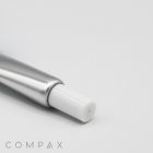 A close-up image of the 13mm Needle Nose, featuring a cylindrical shape with a metallic finish and a white plastic tip, resembling a pen. The background is plain white, with the word "COMPAX" visible at the bottom left corner of the image.
