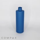 A blue Cylinder Round Bottle with a cap.